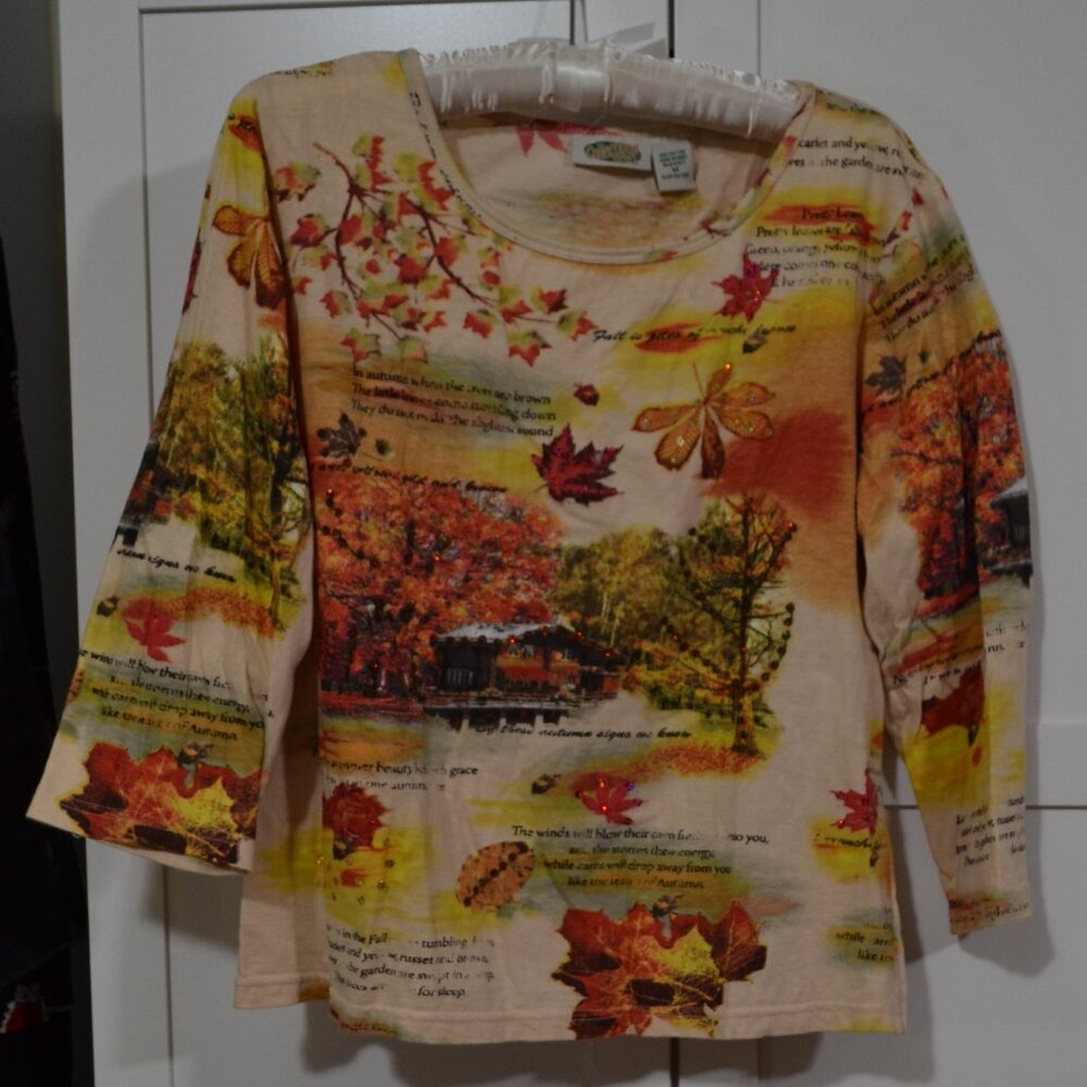 Womens Fall blouse - Picture 2 of 11